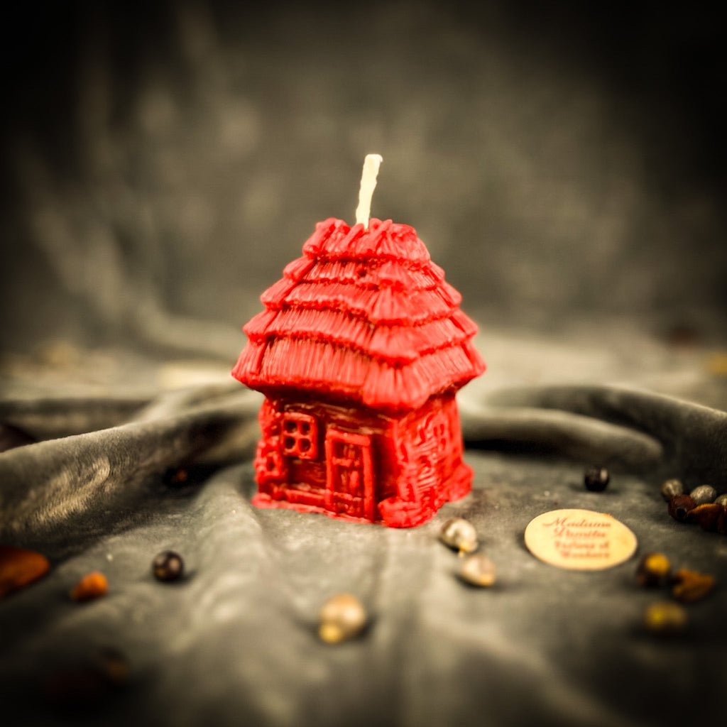 Beeswax Ukrainian Khalupa Home Protection Spell Candle