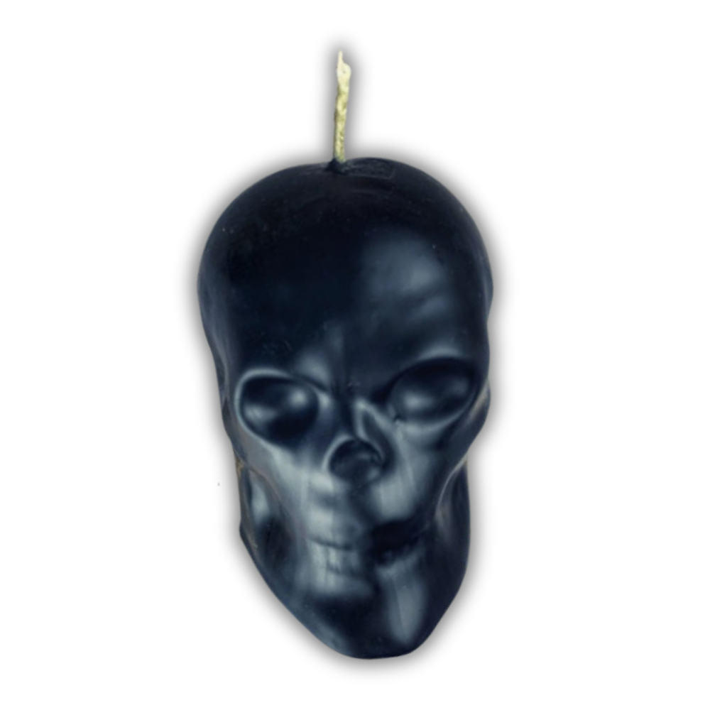 Beeswax Skull Spell Candle - Large