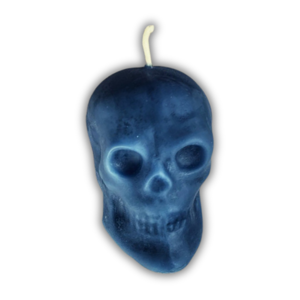 Beeswax Skull Spell Candle - Large