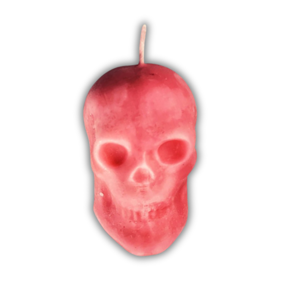 Beeswax Skull Spell Candle - Large