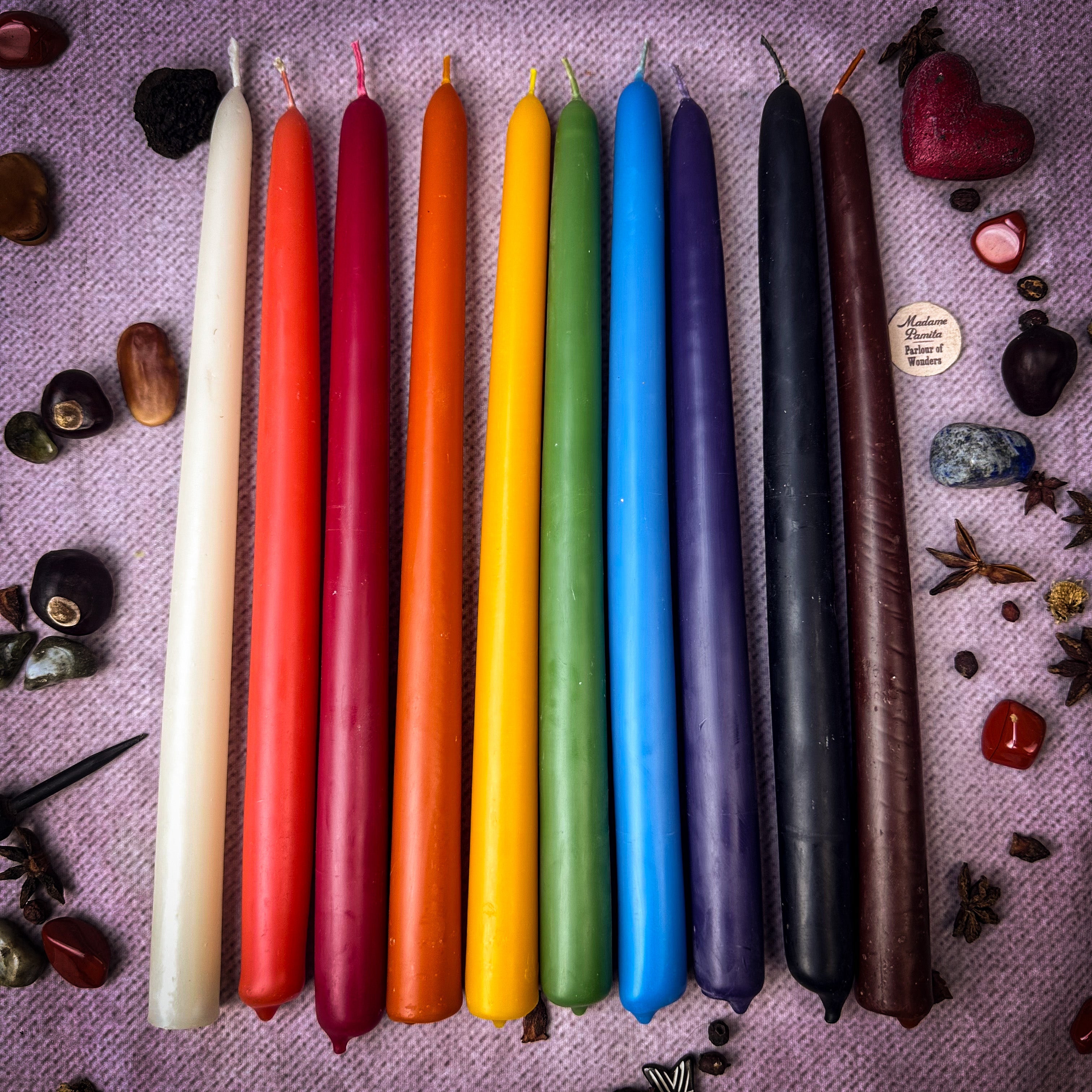Tall Beeswax Taper