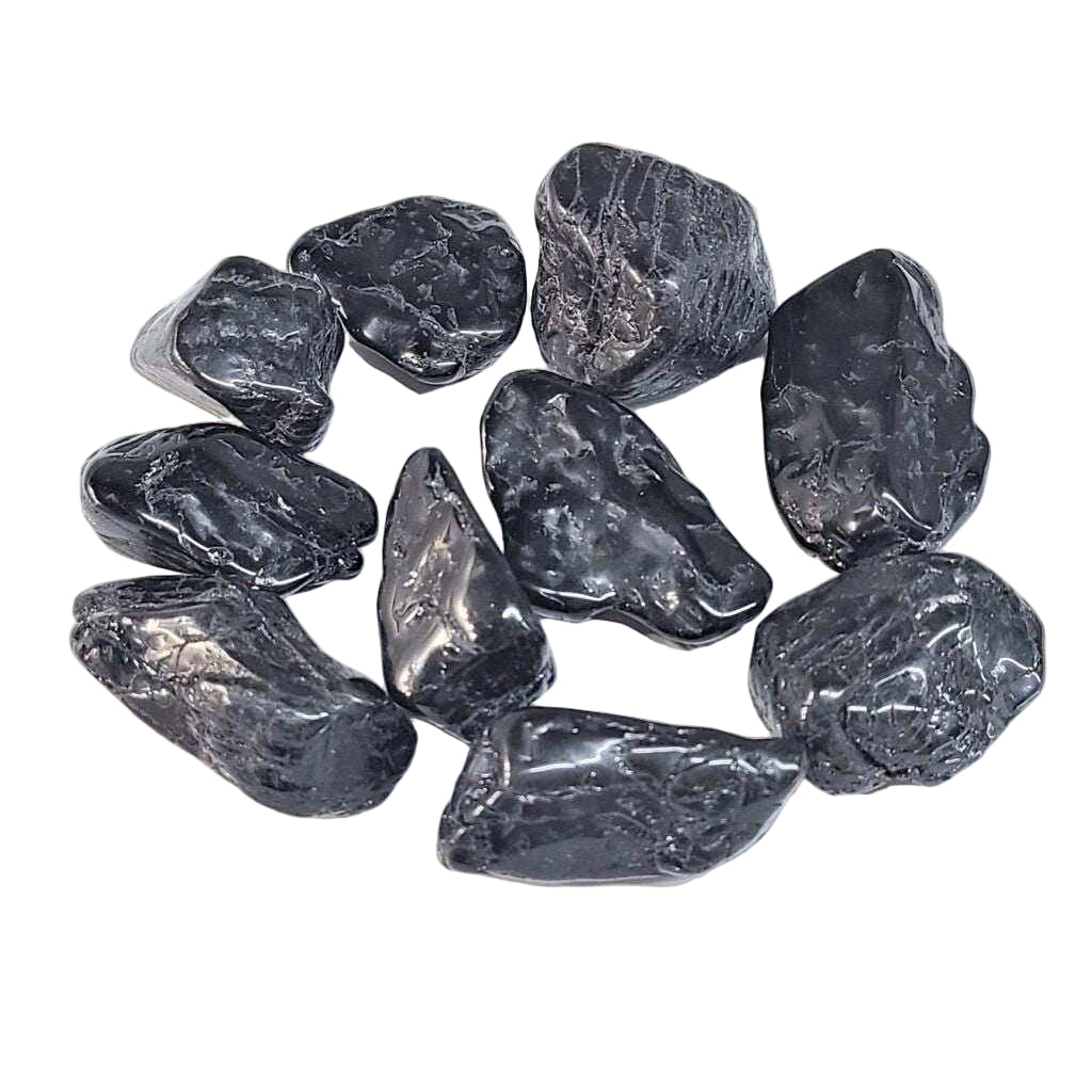 Black Tourmaline Tumbled Pocket Stone