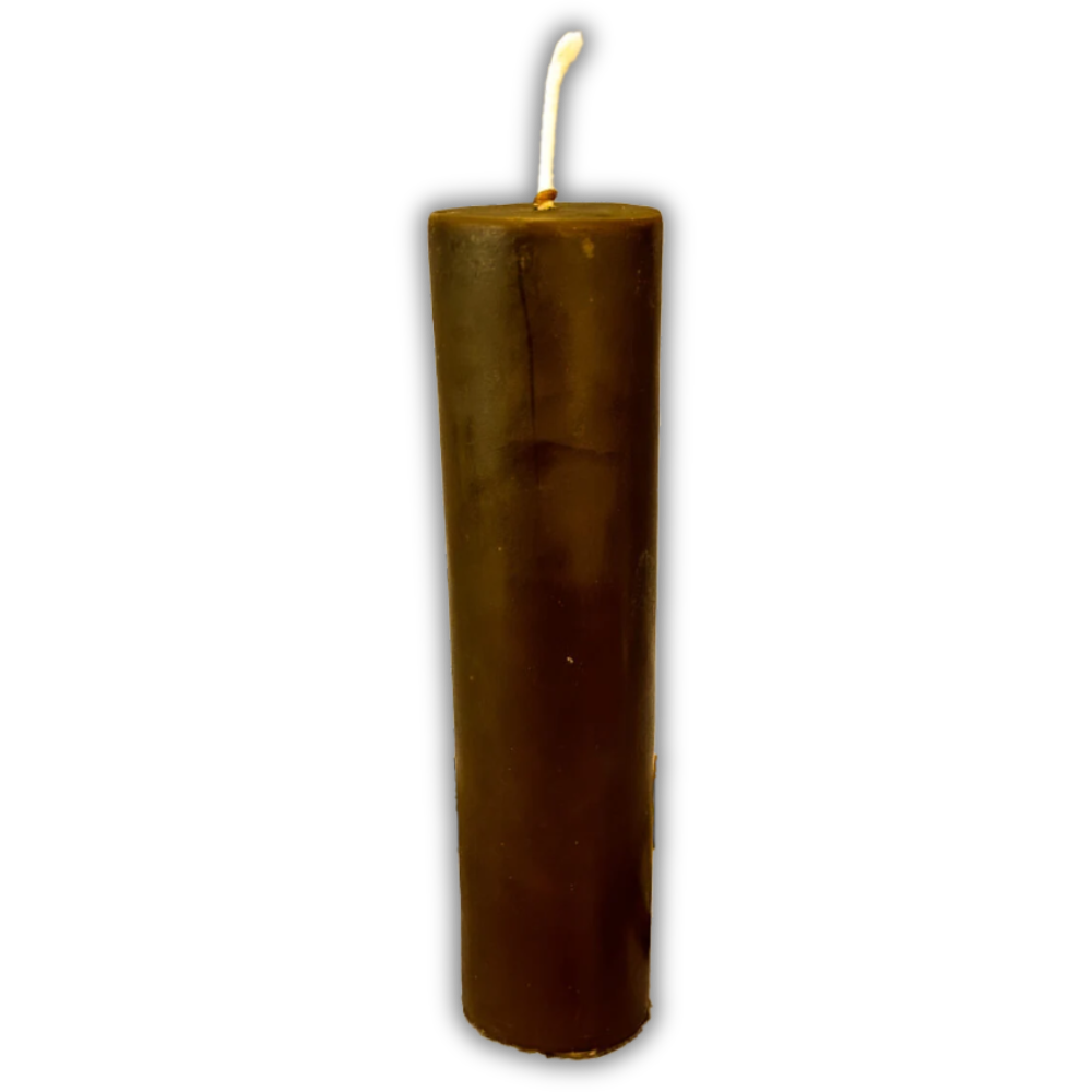 Brown Beeswax Vigil Candle