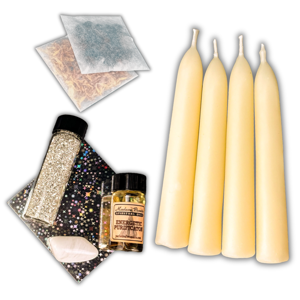 Cleansing Candle Spell Booster Pack - Add Energetic Purification to Any Candle Spell Kit