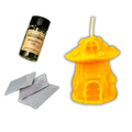 Cleansing Mushroom Fairy Hut Candle Spell Kit - Purification & Renewal Magic