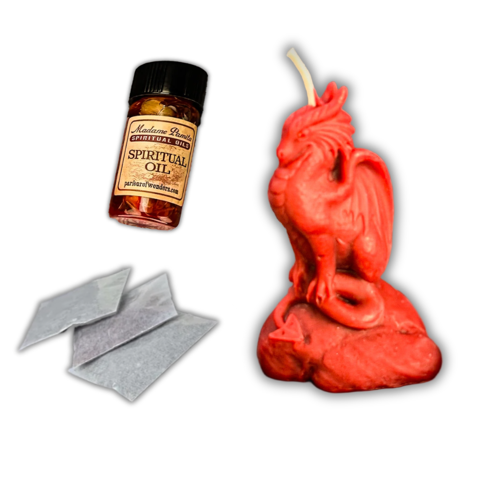 Dragon of Protection Candle Spell Kit - Guardian Magic & Defense