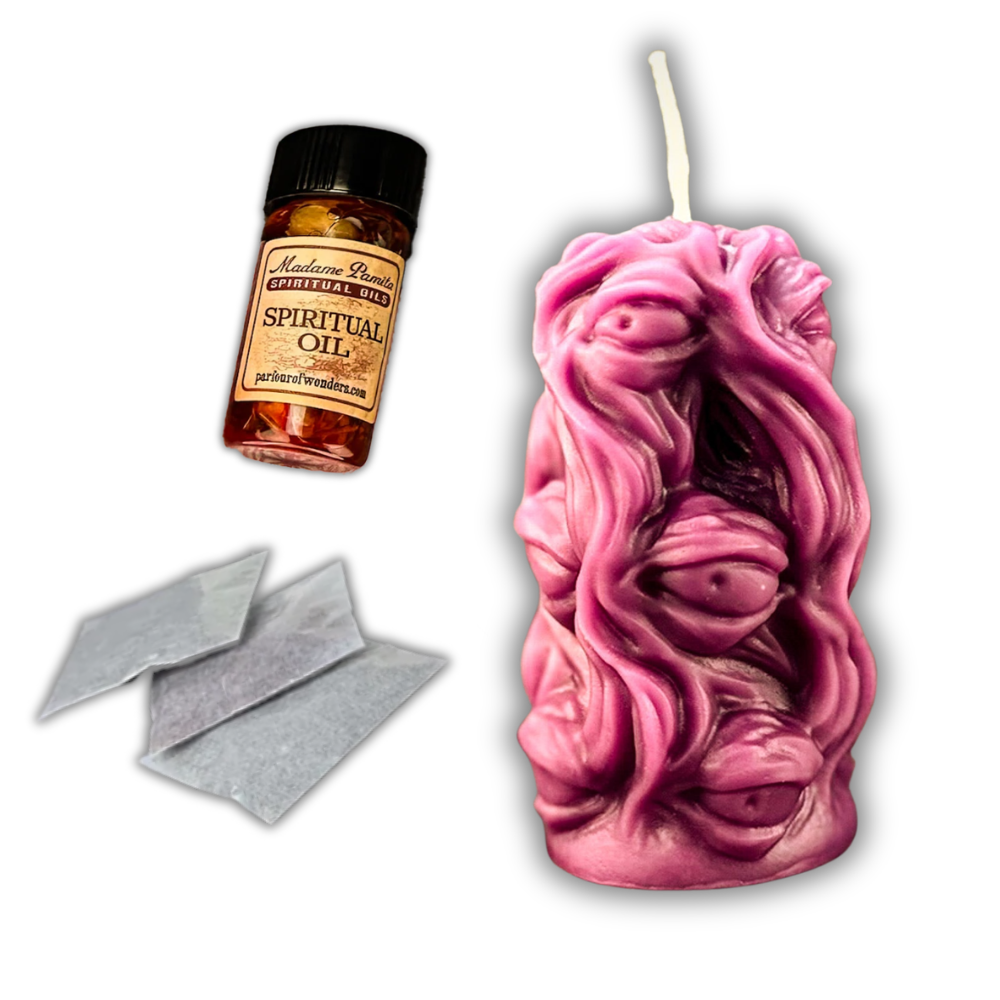 Evil Eye Protection Candle Spell Kit - Ward Off Negativity & Defend Your Energy
