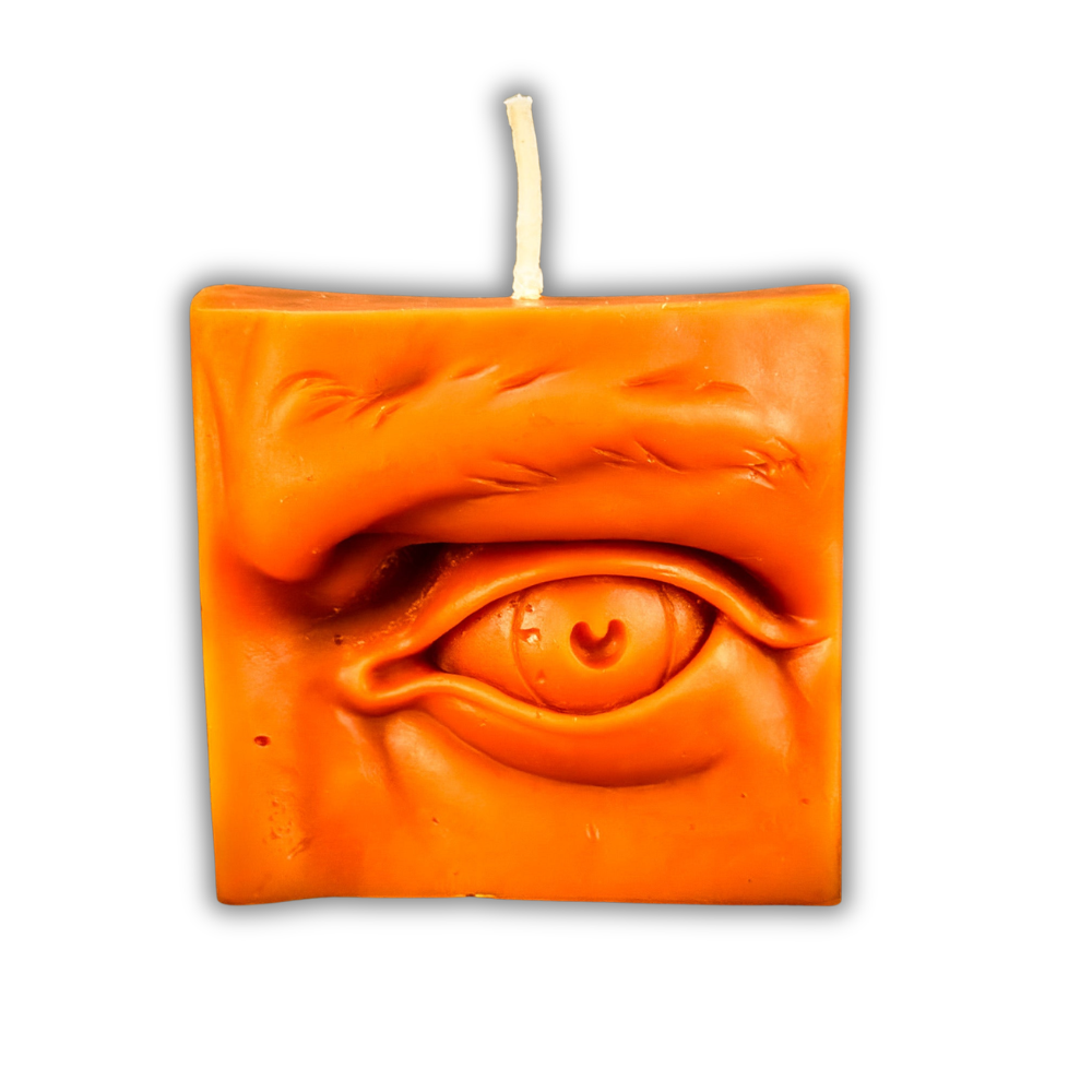 Beeswax Ex-Voto Eye Spell Candle