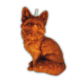 Beeswax Fast Fox Spell Candle