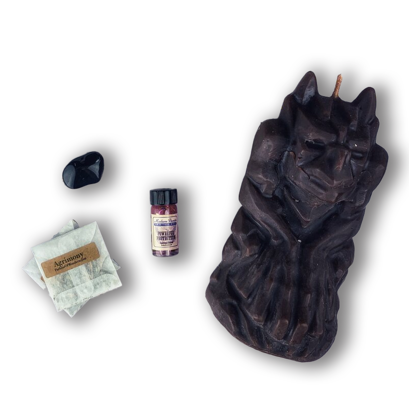 Gargoyle Protection Candle Spell Kit