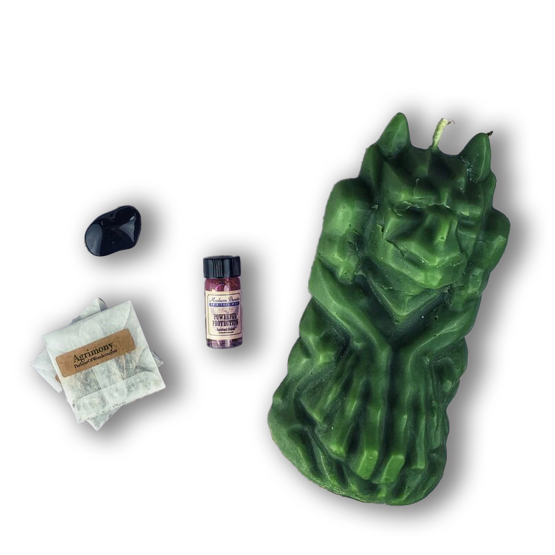 Gargoyle Protection Candle Spell Kit