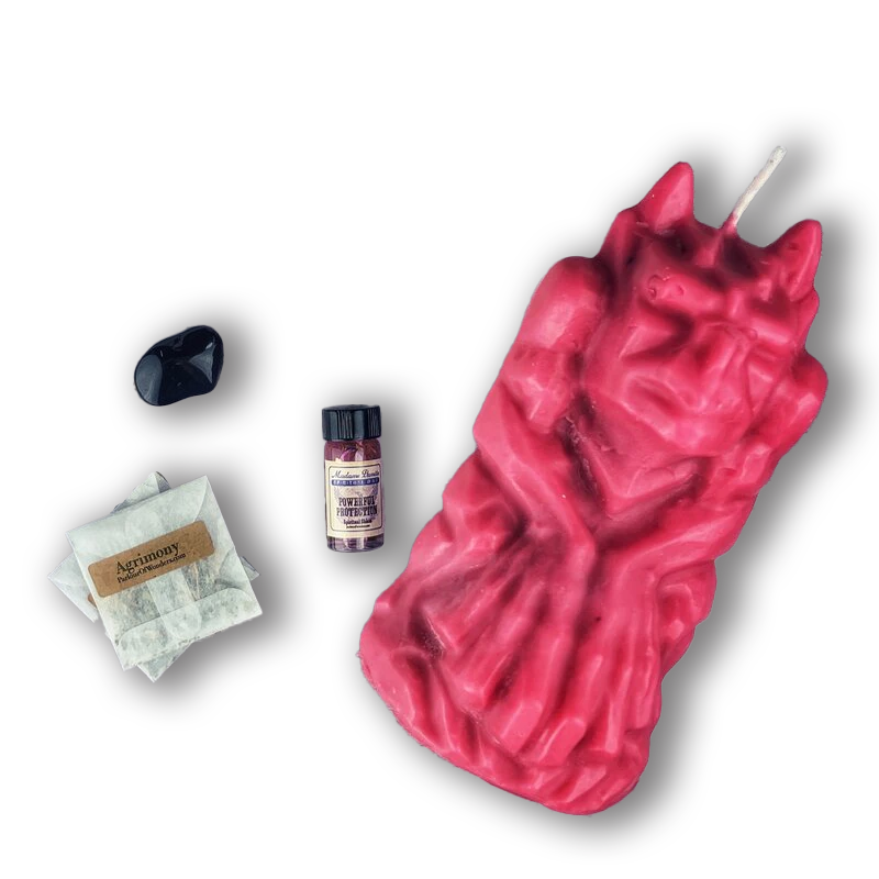 Gargoyle Protection Candle Spell Kit