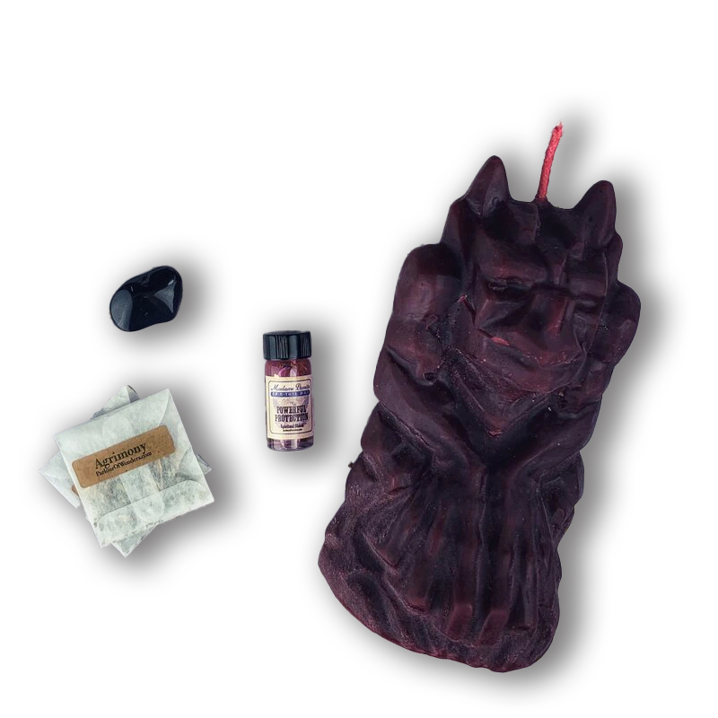 Gargoyle Protection Candle Spell Kit
