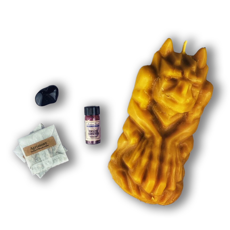 Gargoyle Protection Candle Spell Kit