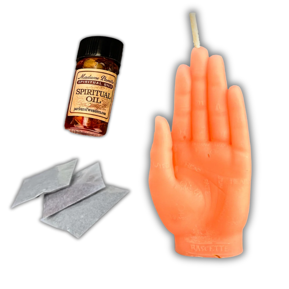 Hand of Fate Candle Spell Kit - Destiny & Transformation Magic