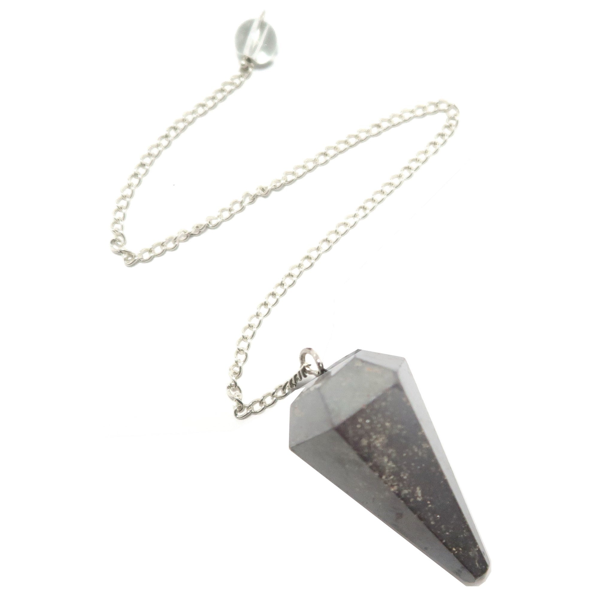 Hematite Pendulum Open Mind Dowsing Stone of Truth