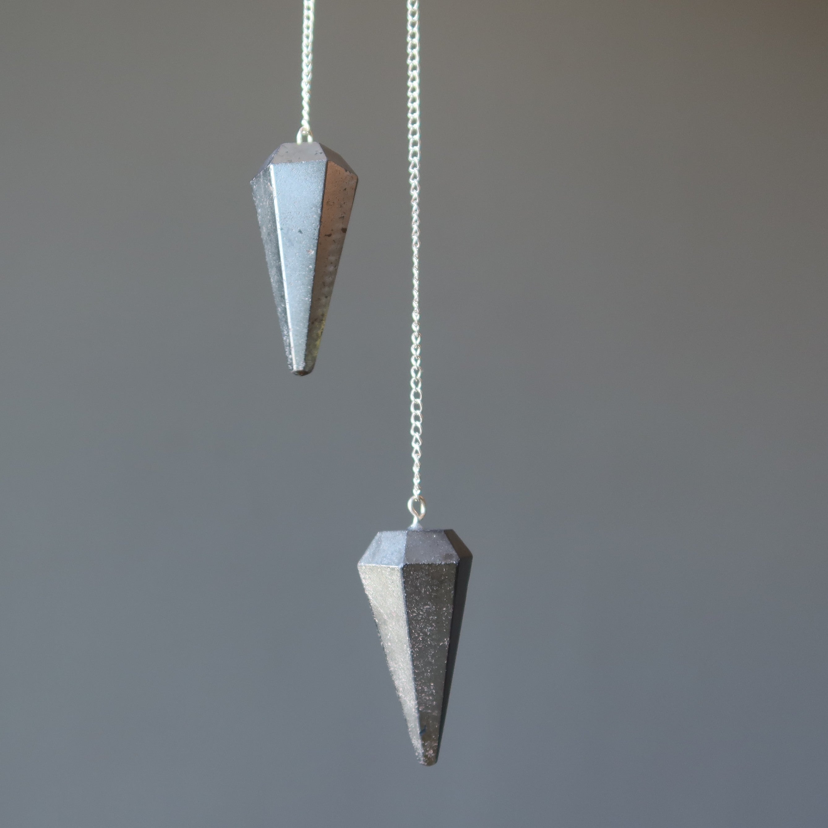 Hematite Pendulum Open Mind Dowsing Stone of Truth