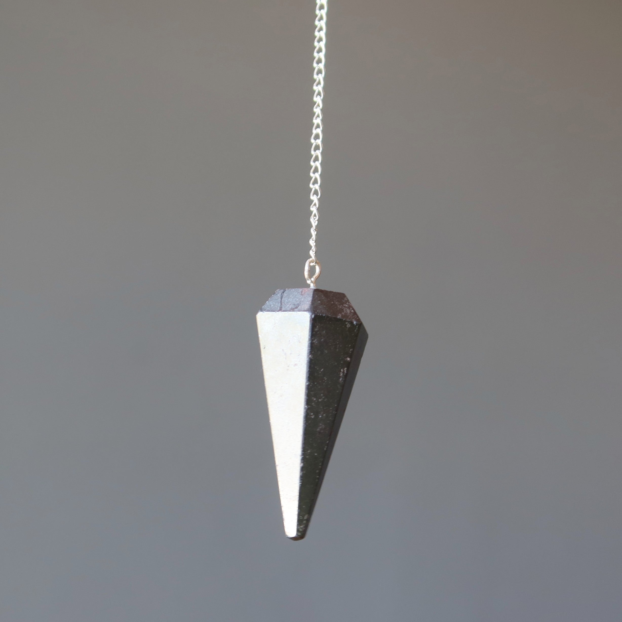 Hematite Pendulum Open Mind Dowsing Stone of Truth