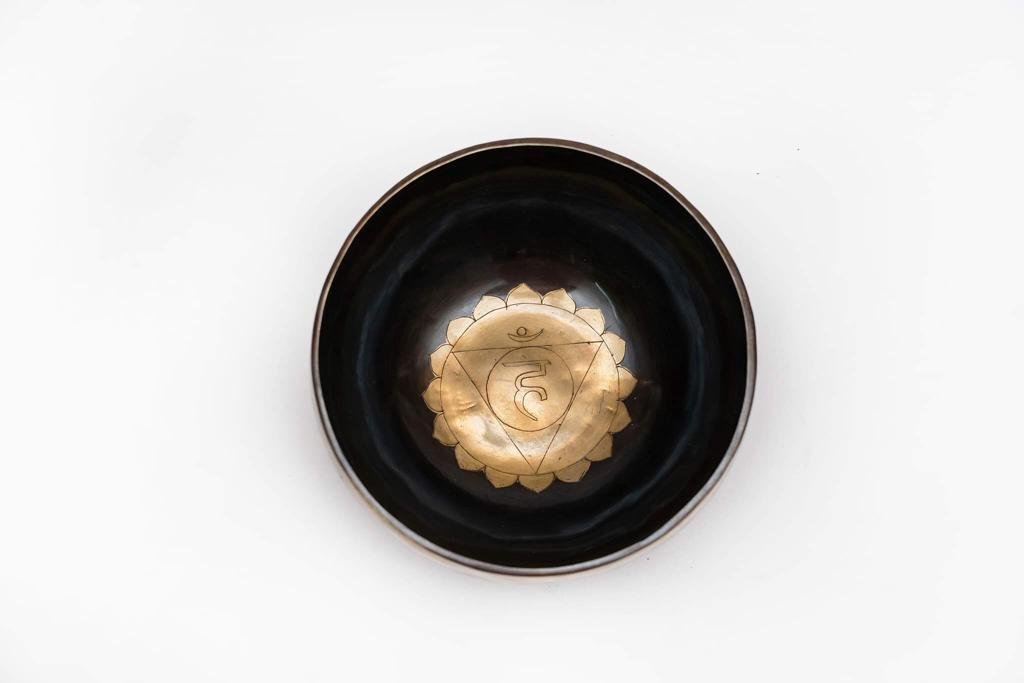 Gold Mandala Singing Bowl Set