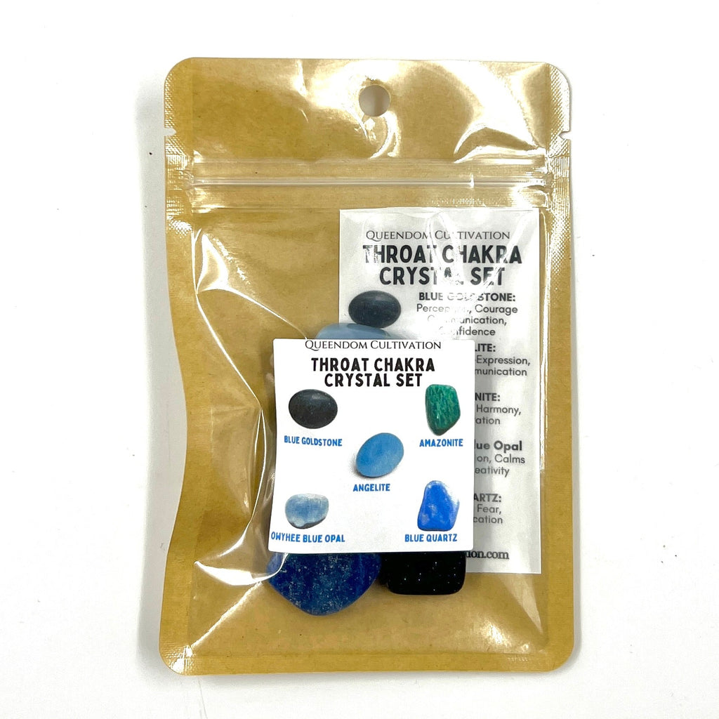 Crystal Set for Throat Chakra