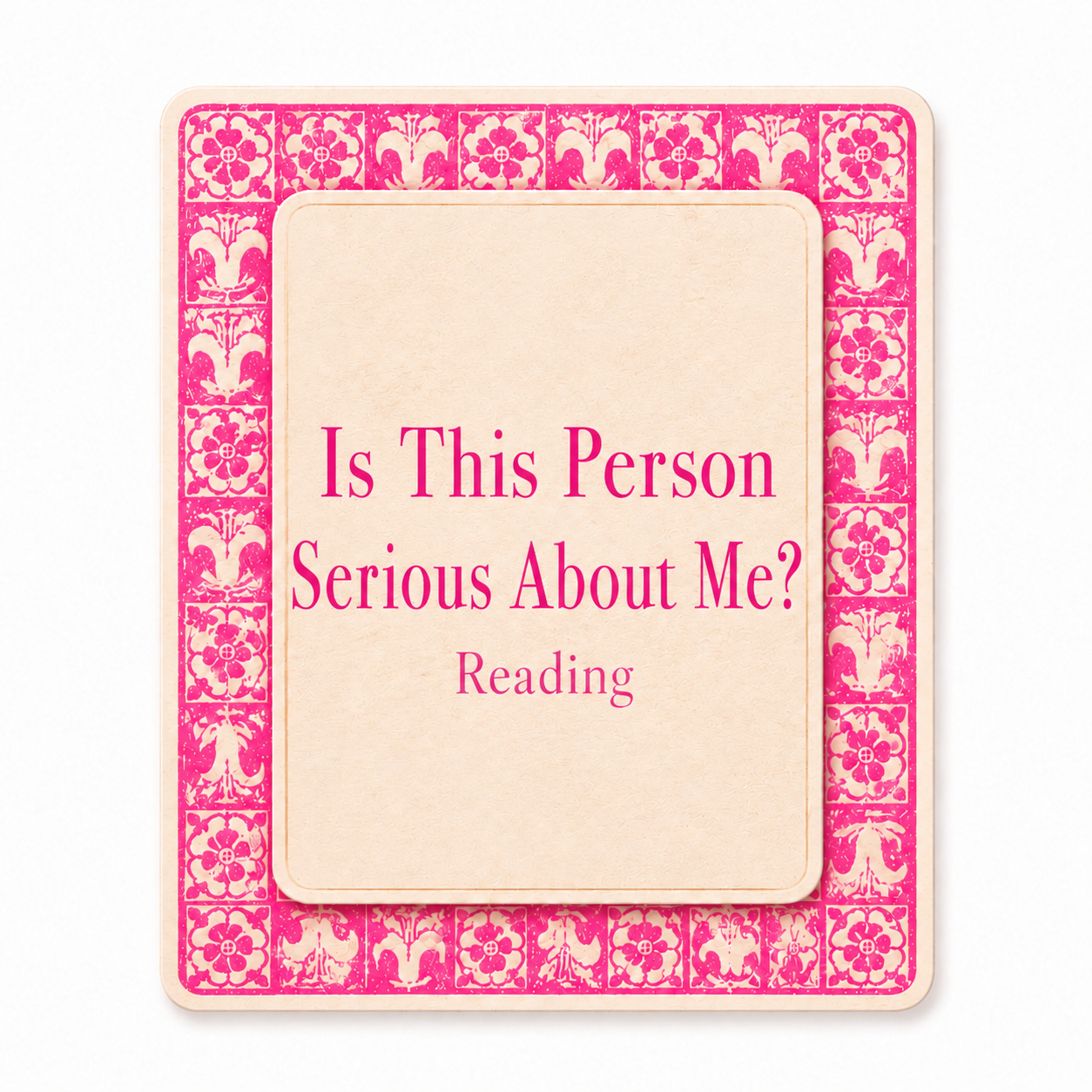Is This Person Serious About Me? Reading