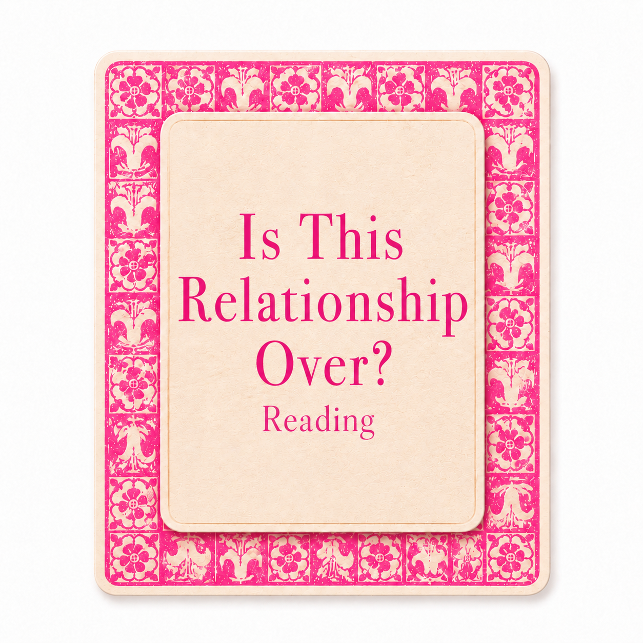 Is This Relationship Over? Reading
