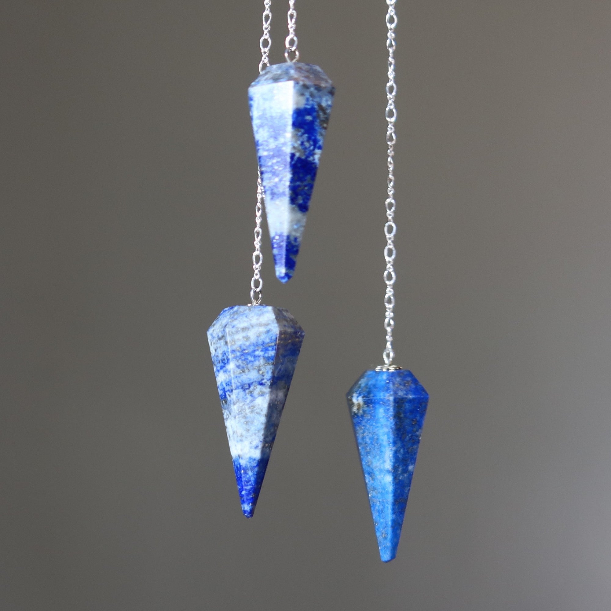 Lapis Pendulum The Truth is Sterling Silver