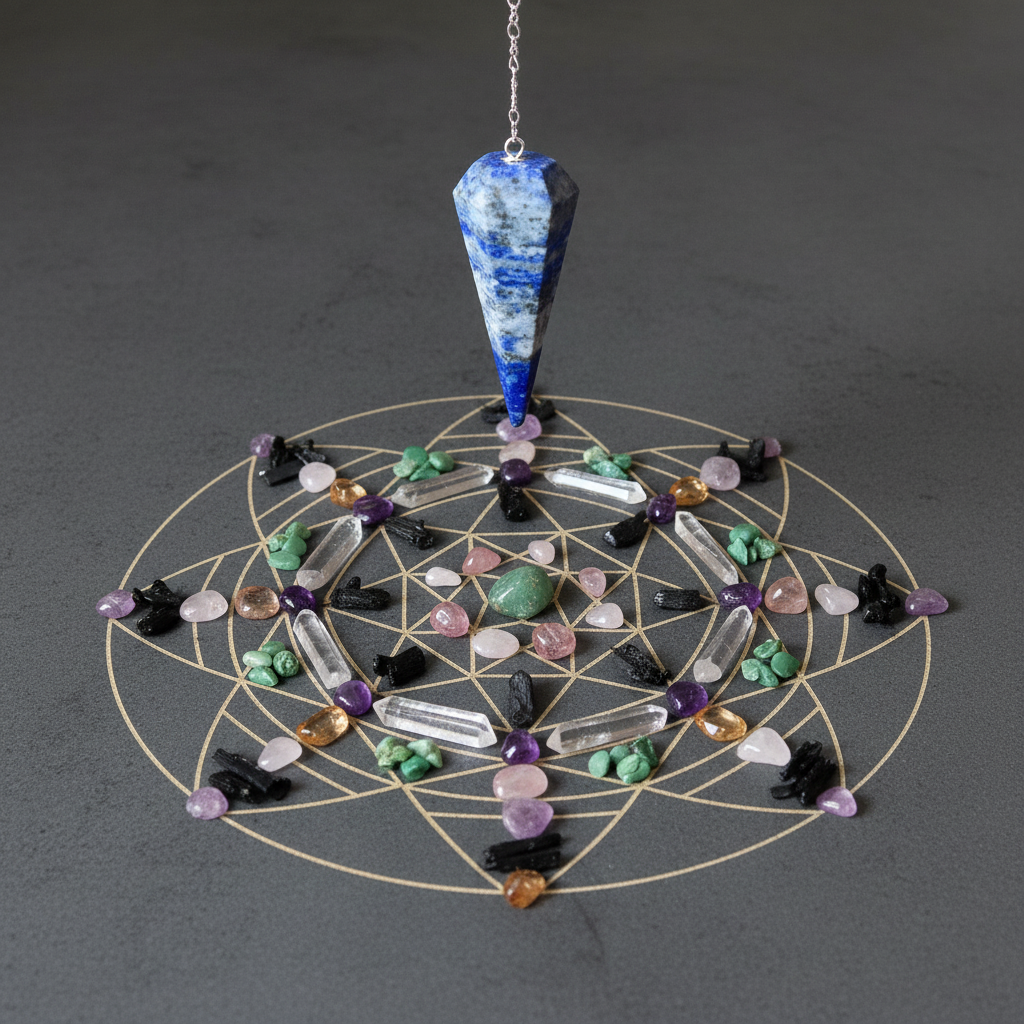 Lapis Pendulum The Truth is Sterling Silver