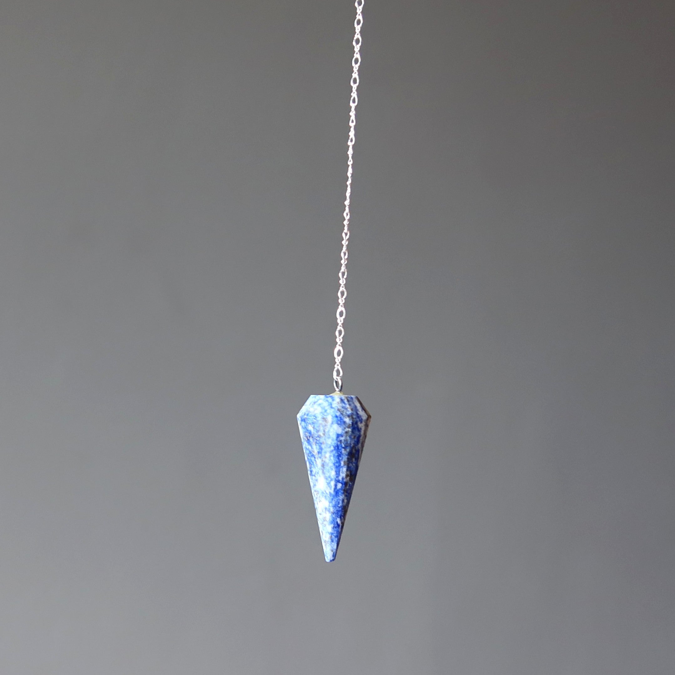 Lapis Pendulum The Truth is Sterling Silver