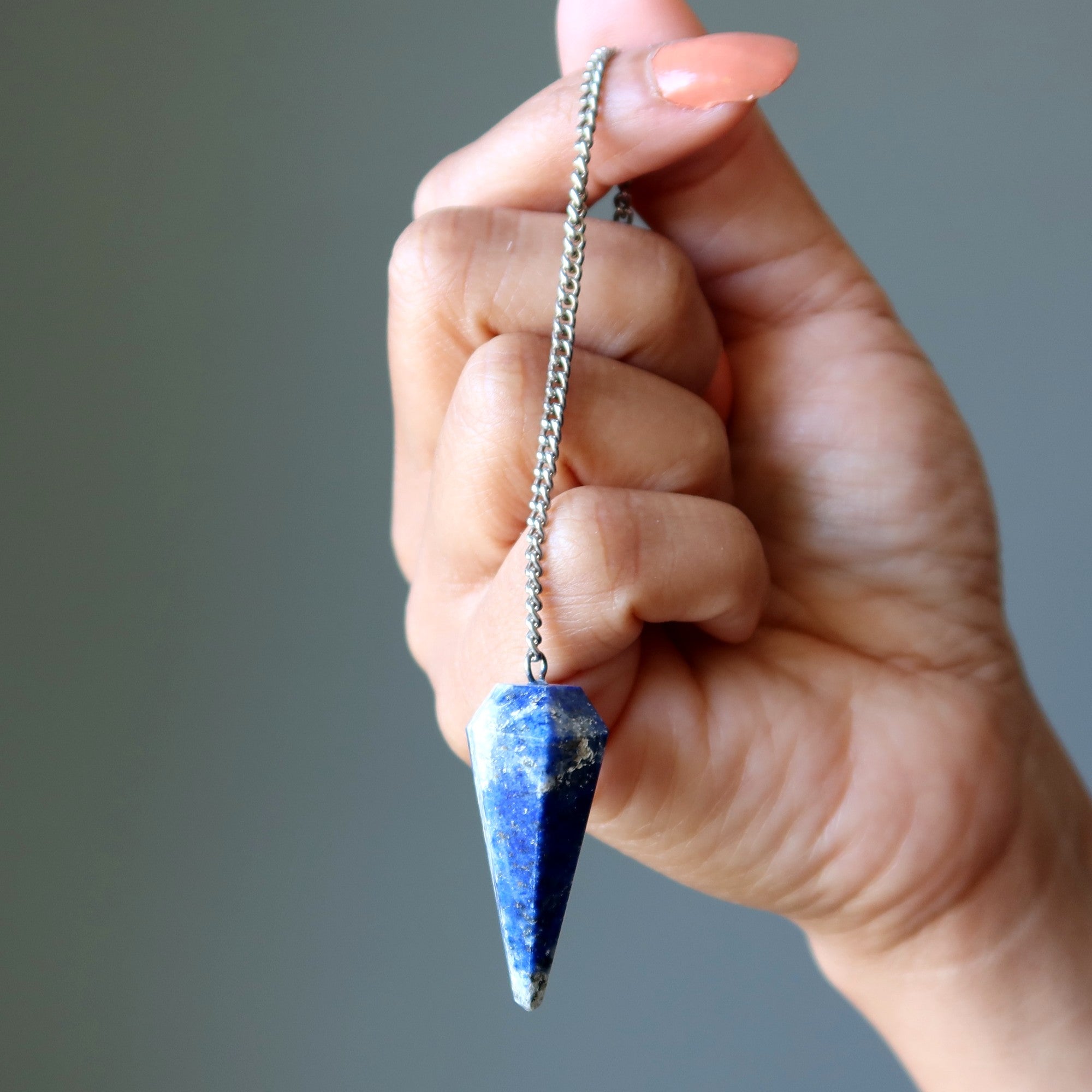Lapis Pendulum Healing the Mind Crystal