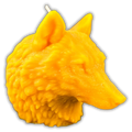 Beeswax Leader of The Pack Spell Candle - Confidence, Leadership & Wolf Magic