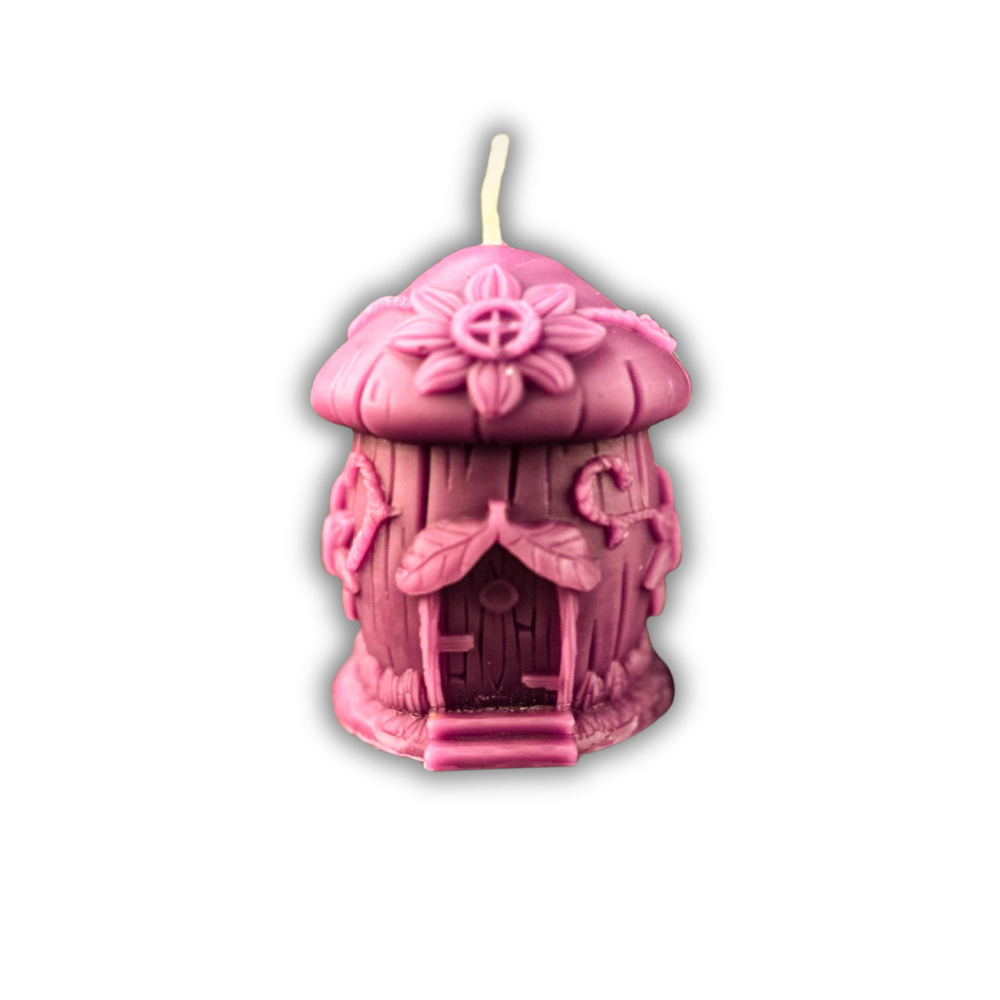 Beeswax Love Shack Fairy Hut Candle