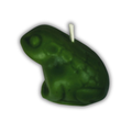 Beeswax Lucky Money Frog Spell Candle - Fast Money Spell