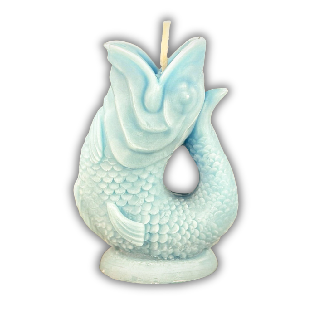 Beeswax Magic Fish Wishing Spell Candle