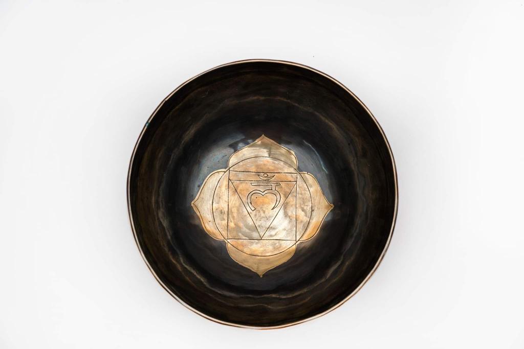 Gold Mandala Singing Bowl Set