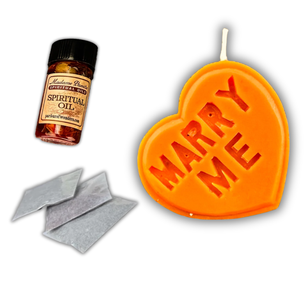 Marry Me Candle Spell Kit - Manifest Commitment & Lifelong Love