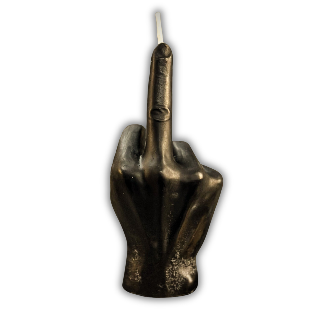 Beeswax Middle Finger Spell Candle - Set Clear and Firm Boundaries