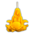 Beeswax Moon Goddess Spell Candle