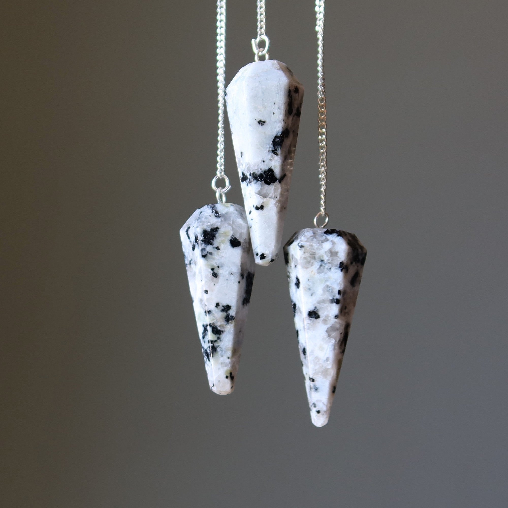 Moonstone Tourmaline Pendulum Intuition