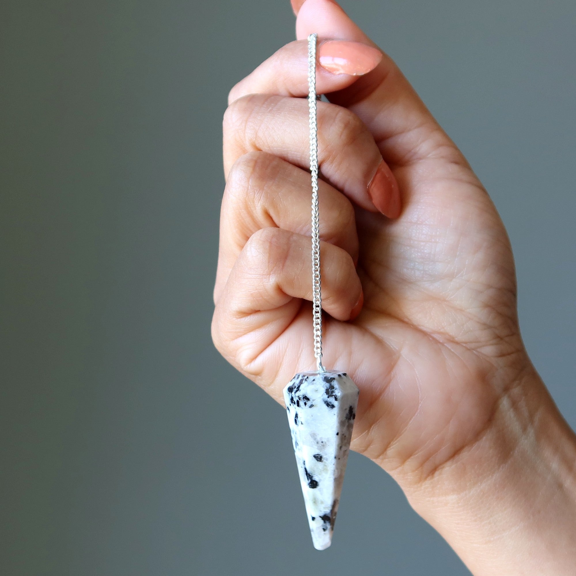 Moonstone Tourmaline Pendulum Intuition