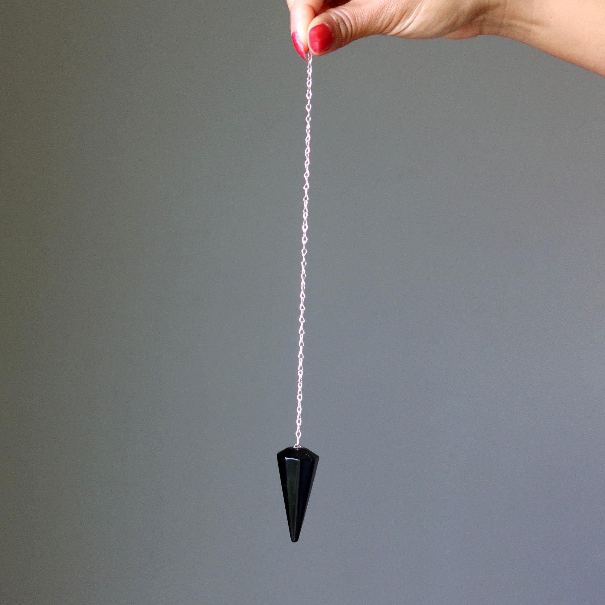 Black Obsidian Pendulum Deep Mind Protection