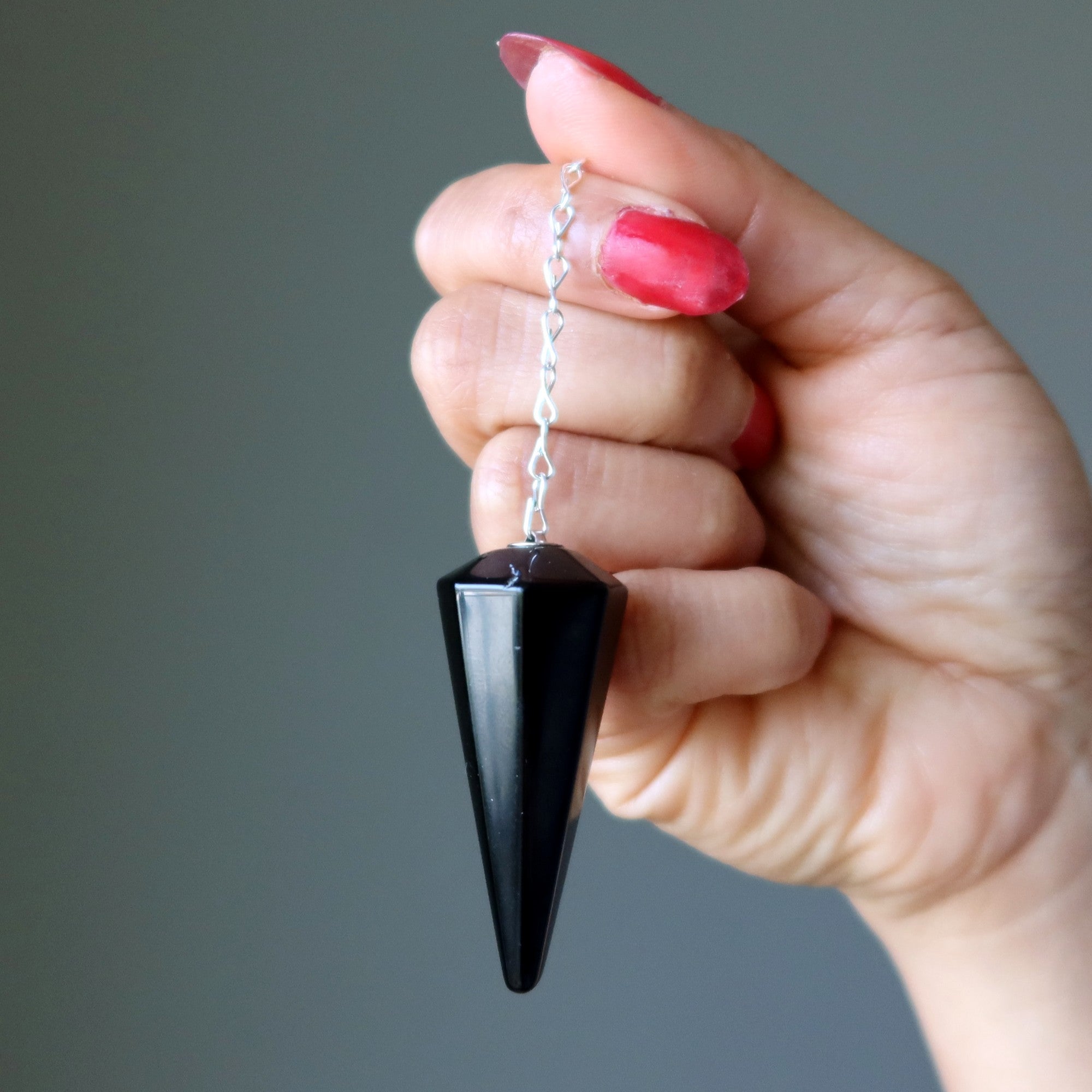 Black Obsidian Pendulum Deep Mind Protection
