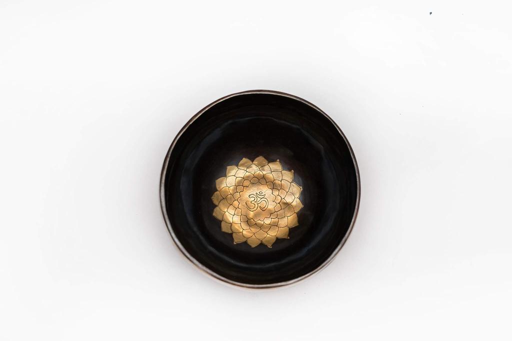 Gold Mandala Singing Bowl Set