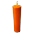 Orange Beeswax Vigil Candle