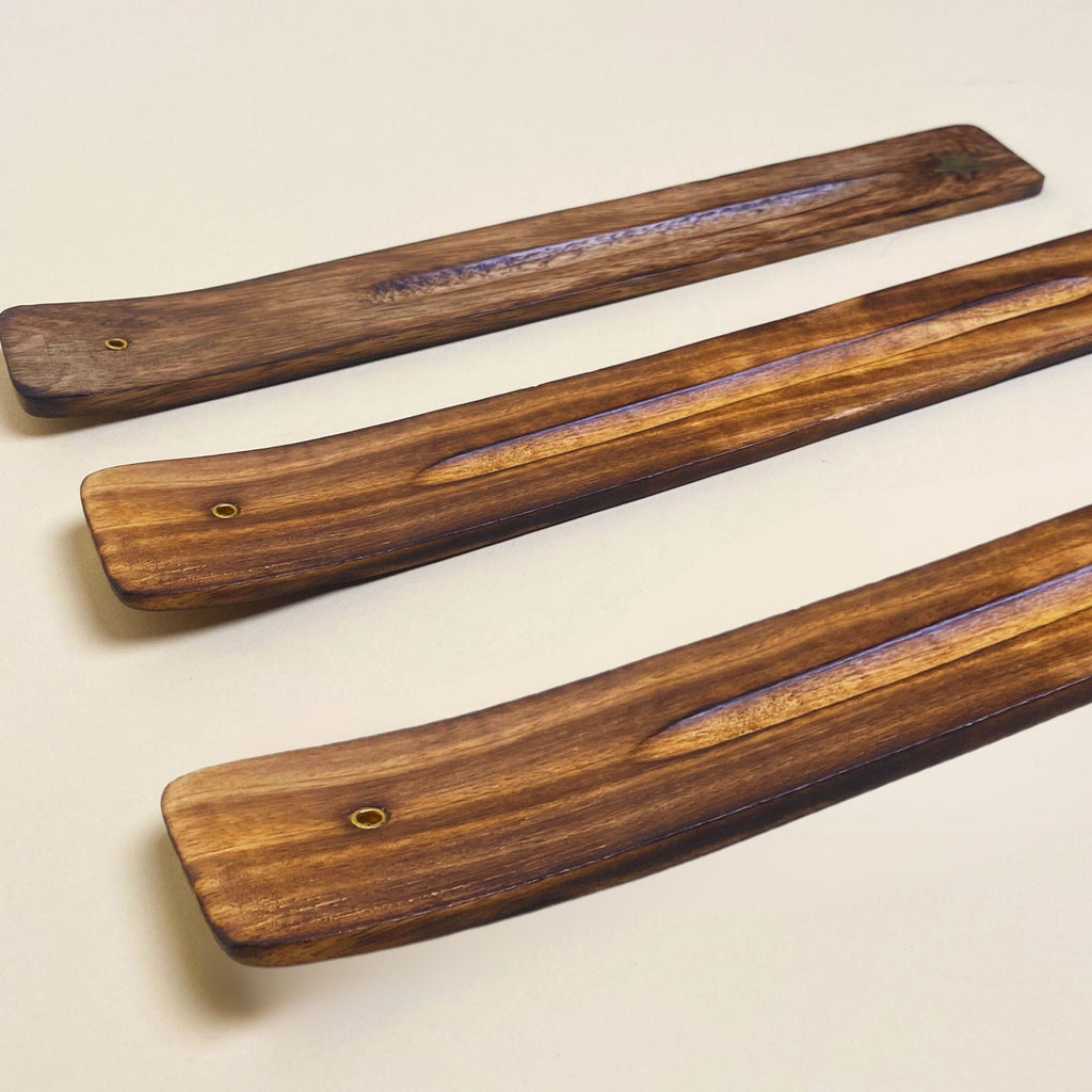 Traditional Wood Incense Holder