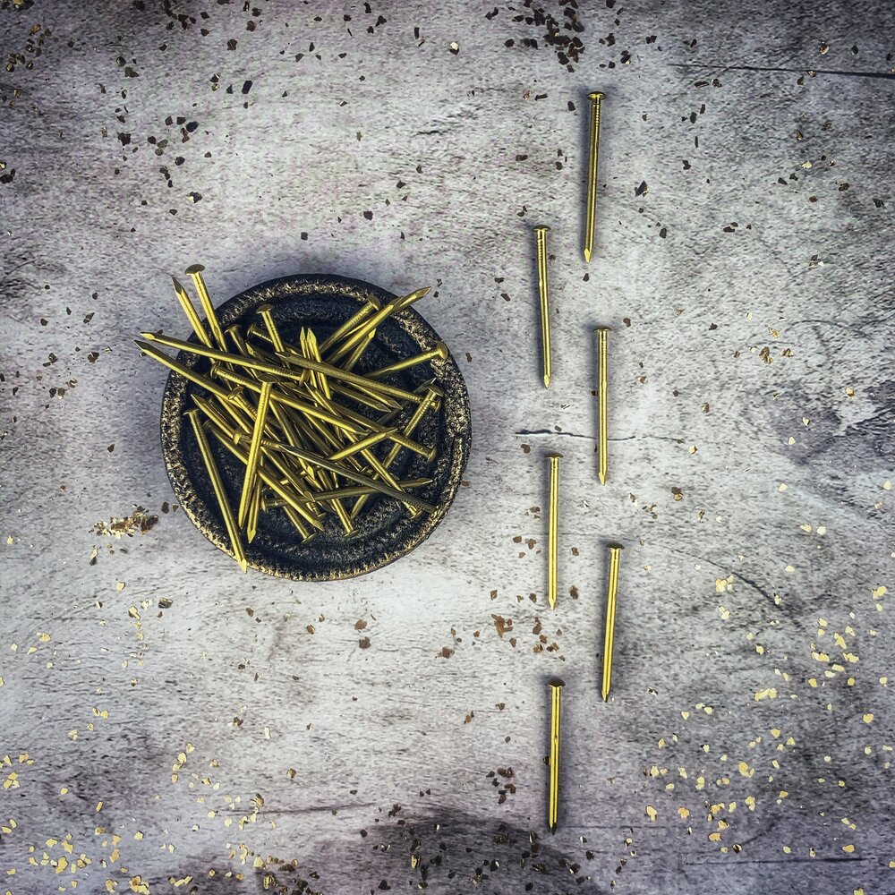 2" Small Brass Nail