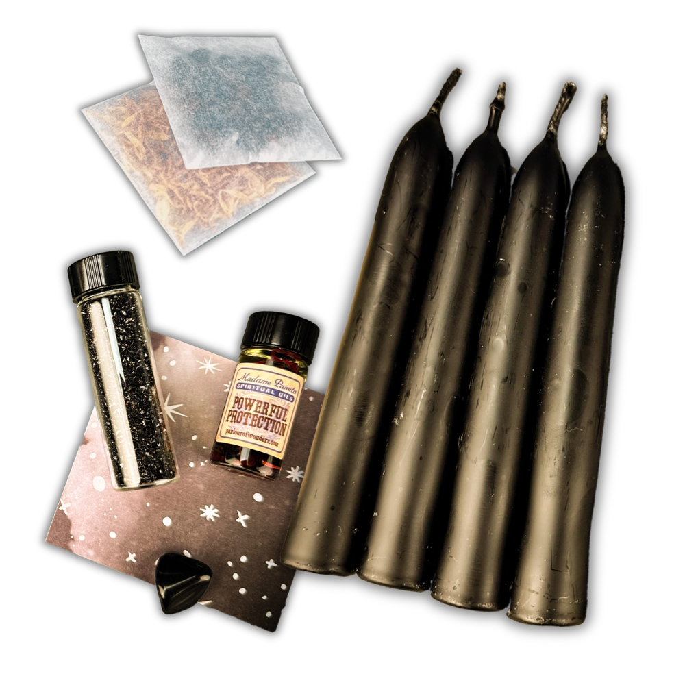Protection Candle Spell Kit Booster Pack