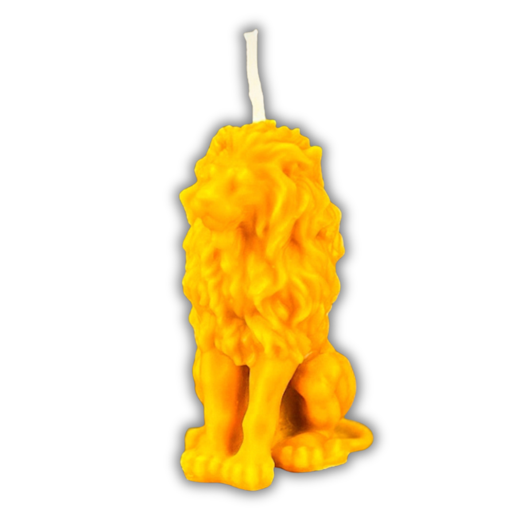Beeswax Proud Lion Spell Candle