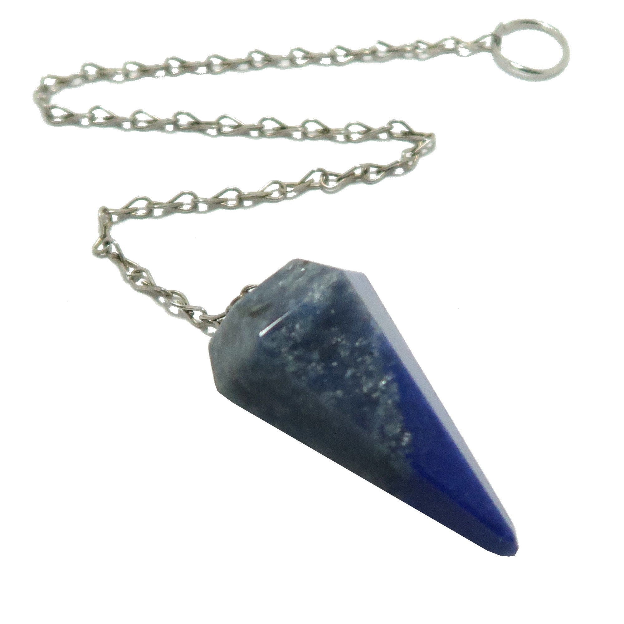 Blue Quartz Pendulum Prophet's Third Eye Stone