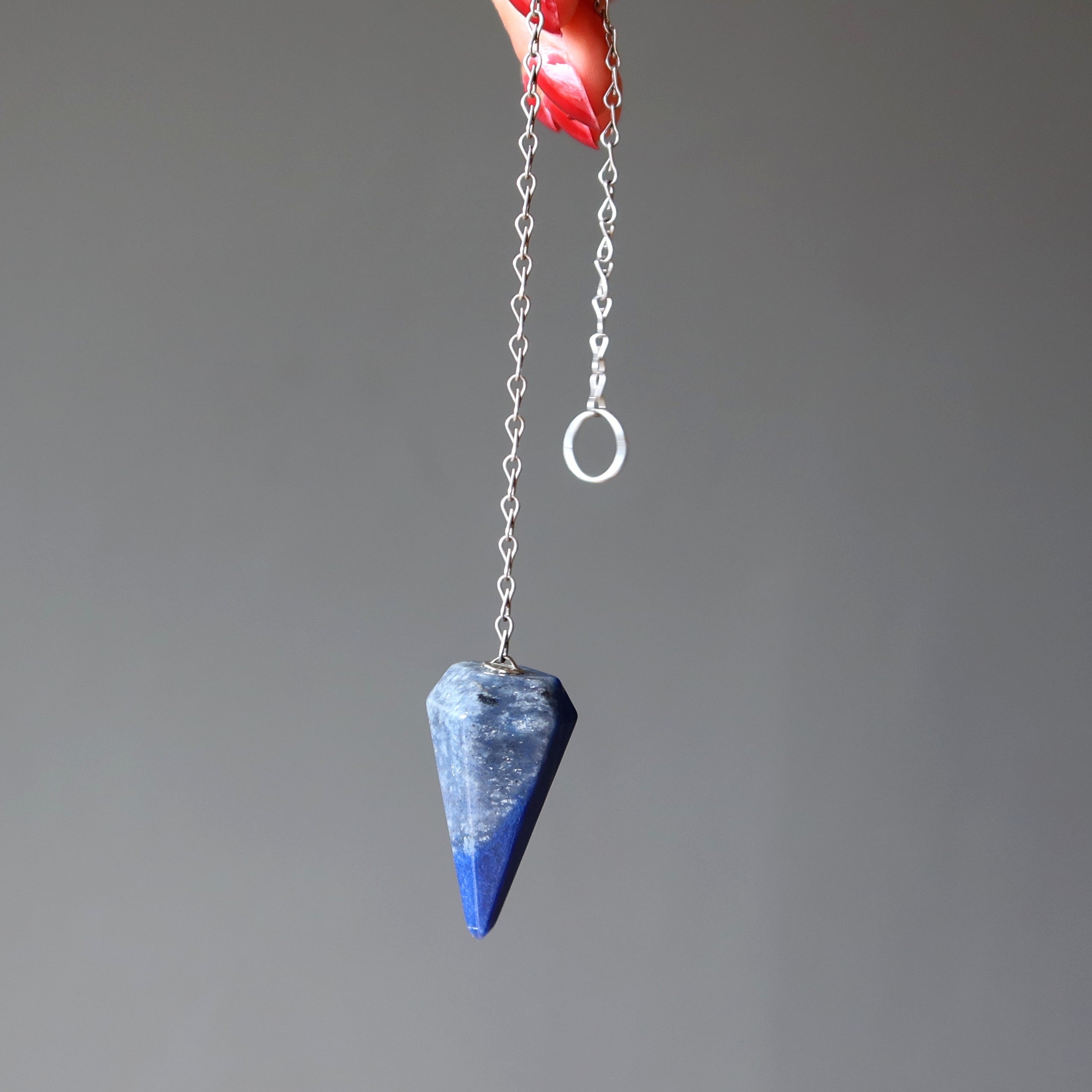 Blue Quartz Pendulum Prophet's Third Eye Stone